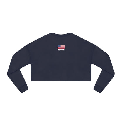 Women's Cropped Sweatshirt, USA Collection