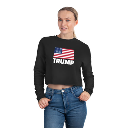 Women's Cropped Sweatshirt, Flag Collection