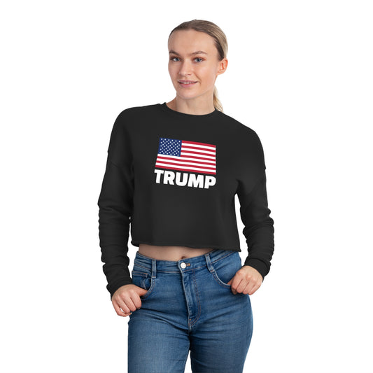 Women's Cropped Sweatshirt, Flag Collection