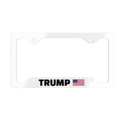 Metal License Plate, Flag Collection