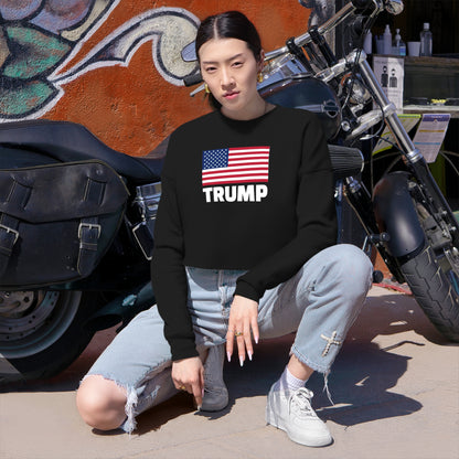 Women's Cropped Sweatshirt, Flag Collection