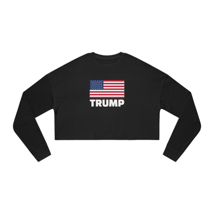 Women's Cropped Sweatshirt, Flag Collection