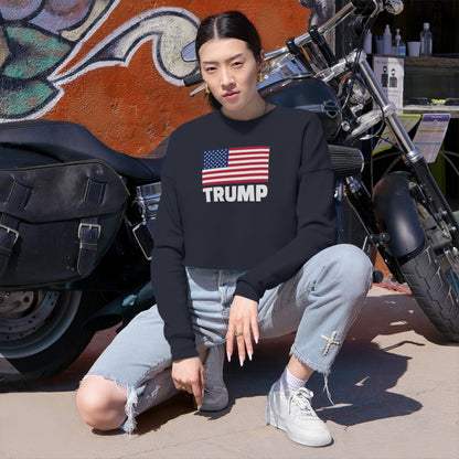 Women's Cropped Sweatshirt, Flag Collection
