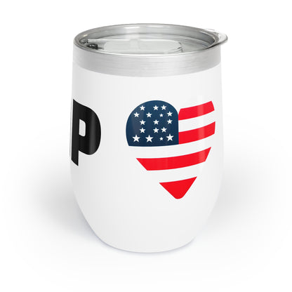 Chill Wine Tumbler, Heart Collection